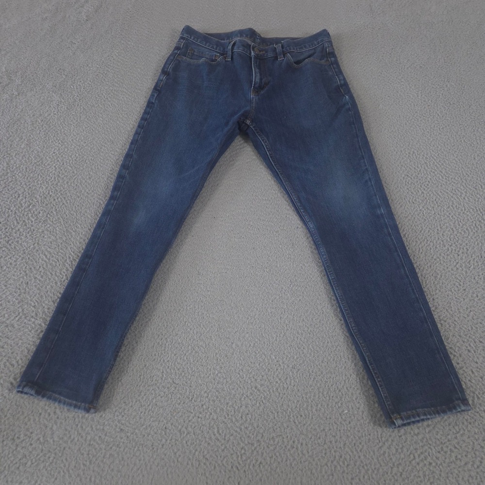 Banana Republic Jeans Mens 32x30 Blue Travel Slim Fit Stretch Dark Wash Preppy